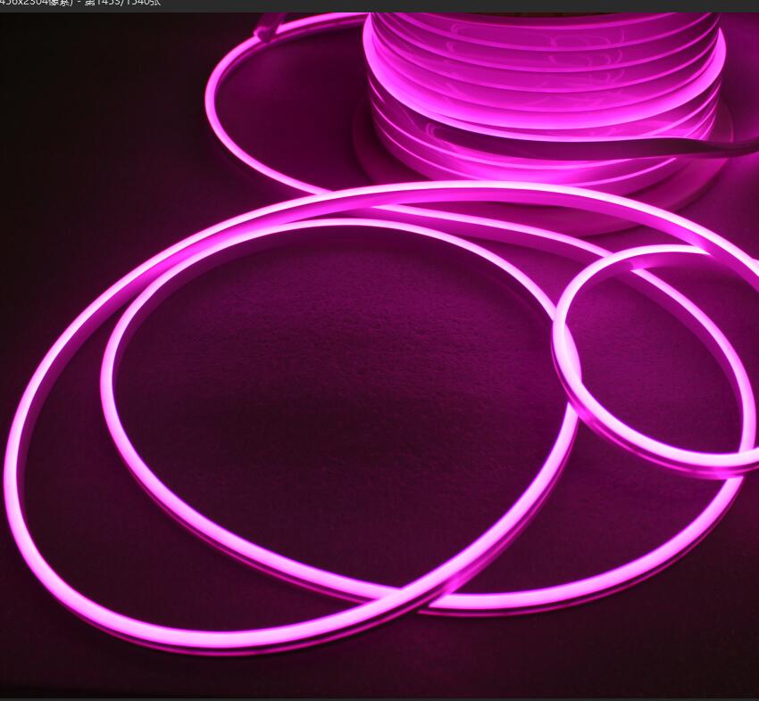 5m spool cuttable led neonflex 12v 24v 110v 220v neon multi color micro 6mm flexible neon tube light for neon sign