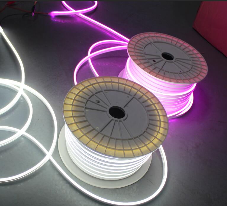5m spool cuttable led neonflex 12v 24v 110v 220v neon multi color micro 6mm flexible neon tube light for neon sign