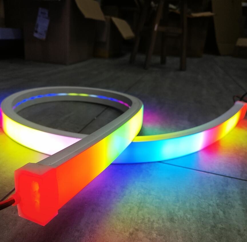 5m rgbw flex strip pixel rgb led neon bar lighting digital rigid ribbon lights 40mm wide waterproof neon strips
